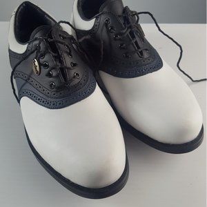 Andante Men Golf Shoes Size US 8 White Black